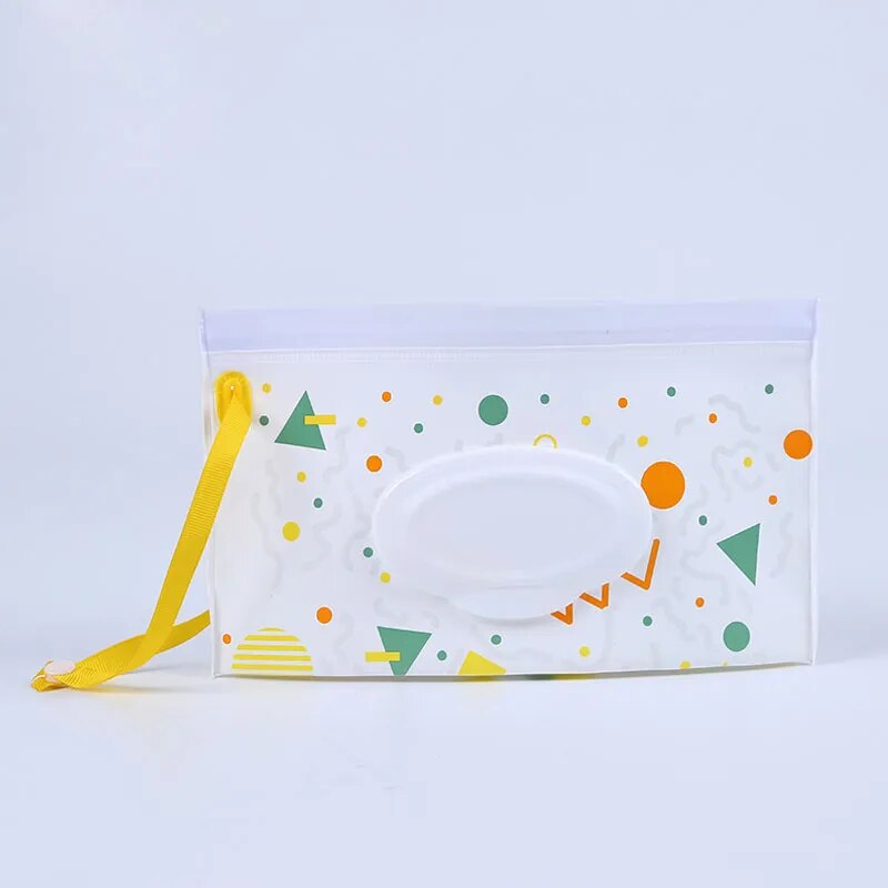 EVA 1Pcs Cartoon Pattern Wet Wipe Bag Eco-friendly Infant Supplies Portable Wipes Container Cleaning Wipes Case Reusable