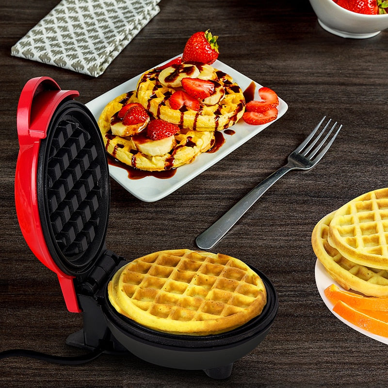 Meal Waffle Mold Mini Waffle Pan Portable Breakfast Machine Multifunctional Household Appliances