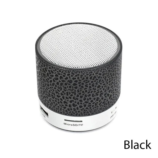 New Mini Wireless Bluetooth Outdoor Subwoofer Portable Speaker Radio Music Sound Box Dazzling Crack Wireless Speaker