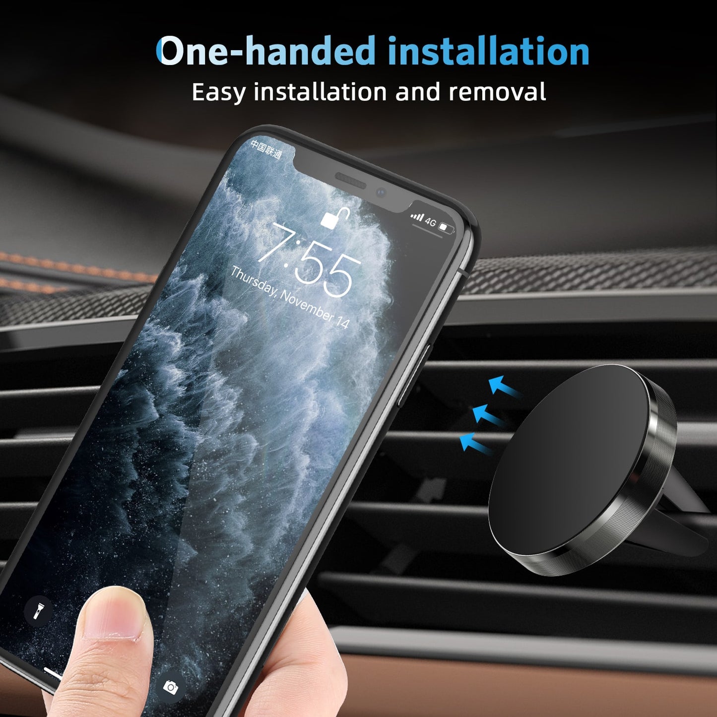 Magnet Stand Car Mobile Phone Holder for iPhone 11