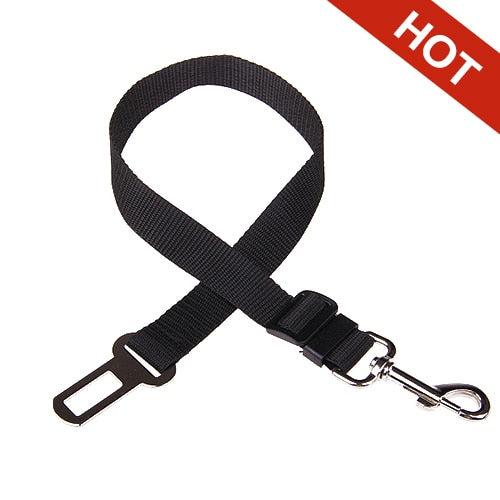 Pet adjustable Vehicle Seat Belt Collar Harness