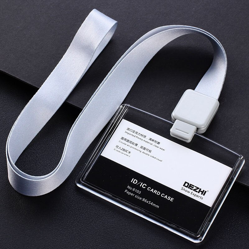 Retractable Lanyard with Transparent Business ID Holder