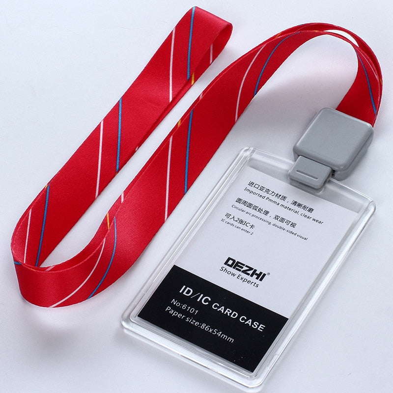 Retractable Lanyard with Transparent Business ID Holder