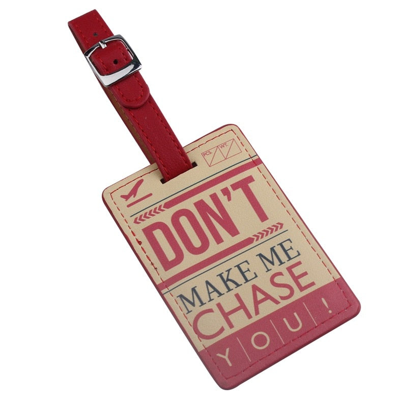 Quote Luggage Tags.