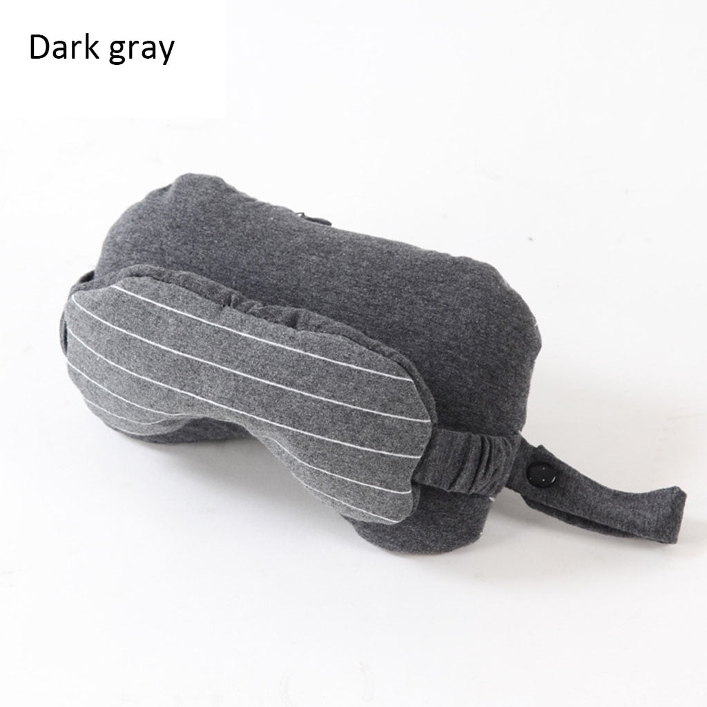 Travel Neck Pillow With Eye Mask