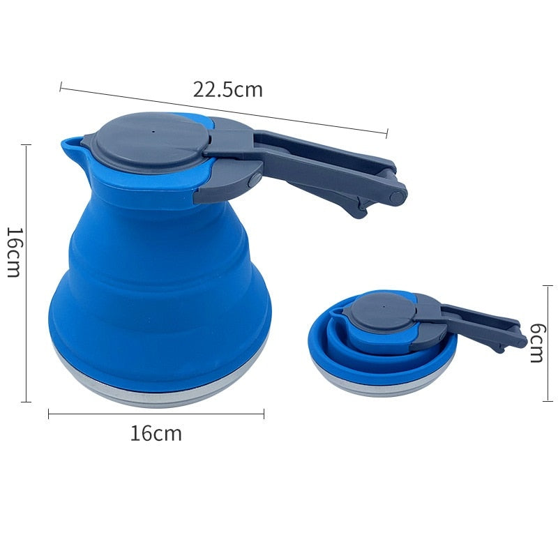 Easy Carry Folding Silicone Kettle.