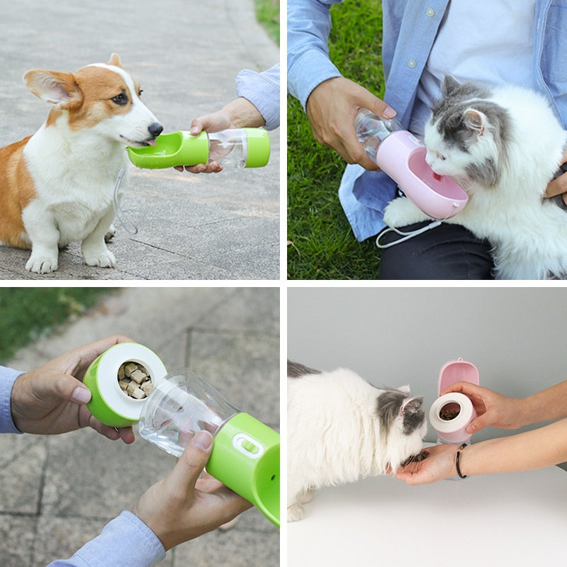 Pet Water portable Bottle Feeder Bowl