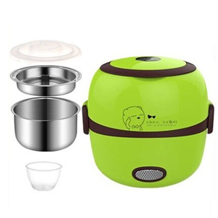 Portable Food Steamer Cooking Container Meal Lunchbox Warmer