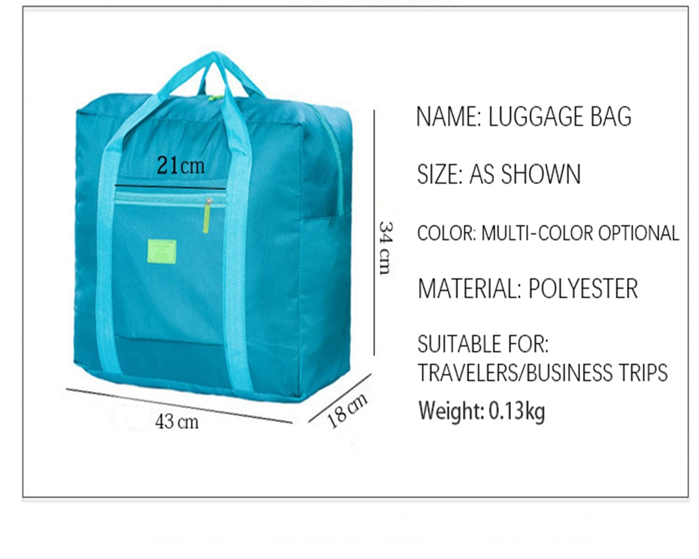 Portable Travel Bags Folding Unisex Large